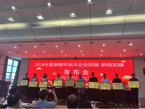 公司荣获“地方企业50强”等多项荣誉